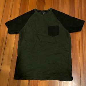 Banana Republic short sleeve green shirt.